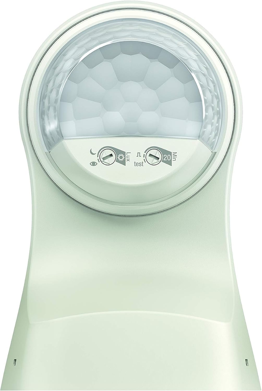 Theben 1010505 theLuxa S180 WH Bewegungsmelder mit 180° Erfassungswinkel für den Aussenbereich, Bewe