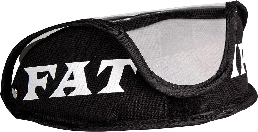 Floorball & Unihockey Schutzbrille JUNIOR | FAT PIPE | Farbe: Schwarz/Orange | mit IFF Zertifikat fü