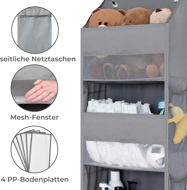 GRANNY SAYS Organizer Tür Hängend mit 4 Taschen, Packung mit 2 hinter der Tür hängenden Speicherorga