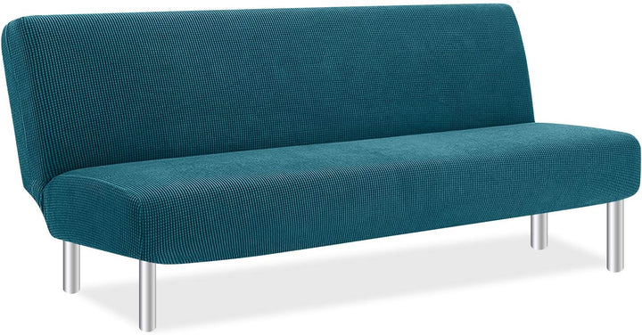 PETCUTE Sofabezug ohne armlehne schlafsofa bezug ohne armlehne futonbezug Stretch sofahusse ohne arm