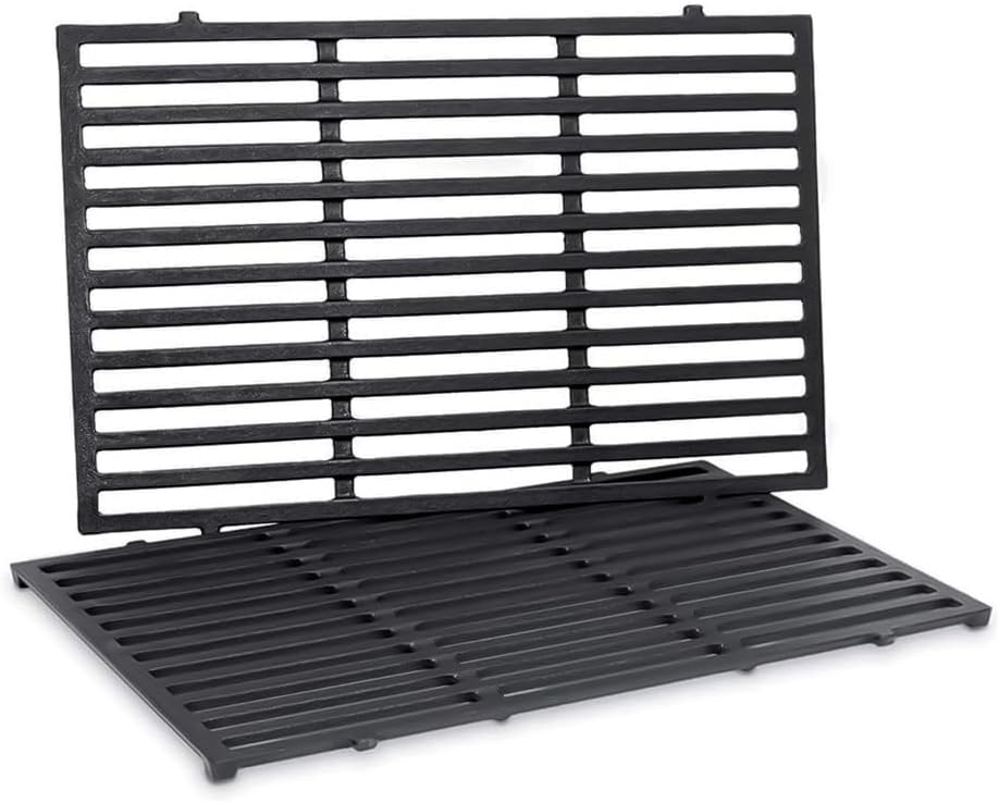 Denmay 7524 49,5 x 32,8cm Gusseisen Grillrost für Weber Genesis E-310/ E-320/ E-330, S-310/ S-320/ S
