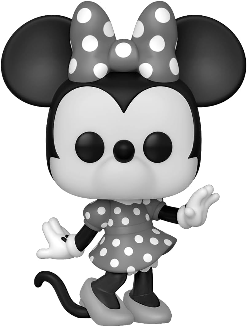Funko Pop! Disney: Mickey und Seine Freunde – Schwarz-Weiss-Vinyl-Figur, 4er-Pack