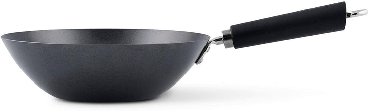 Ken Hom Wokpfanne 27 cm Induktion aus Karbonstahl antihaftbeschichtet mit Phenolharz-Griff - Wok Set