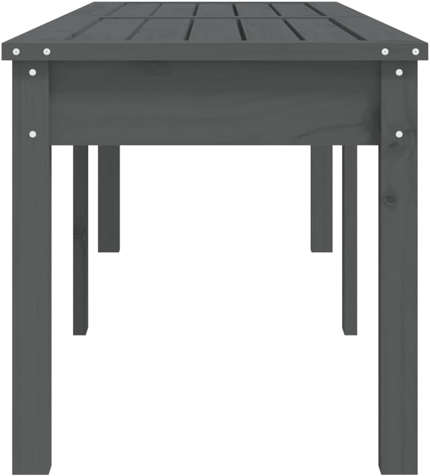 vidaXL Gartenbank, Gartenmöbel Sitzbank 2-Sitzer, Parkbank Lattenrost-Design, Holzbank Bank für Gart