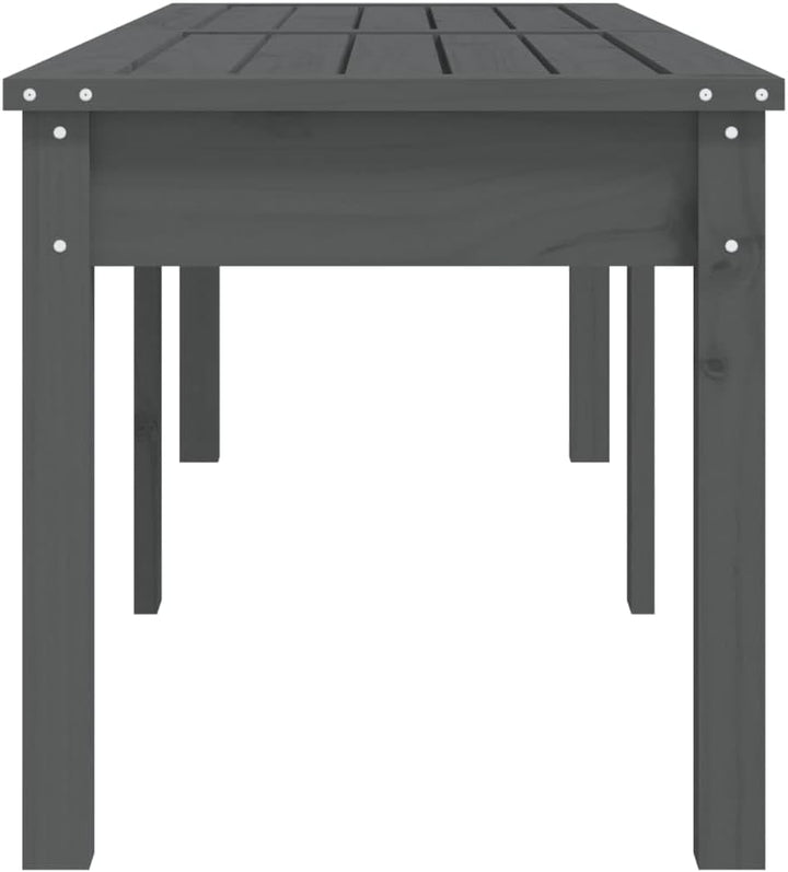 vidaXL Gartenbank, Gartenmöbel Sitzbank 2-Sitzer, Parkbank Lattenrost-Design, Holzbank Bank für Gart