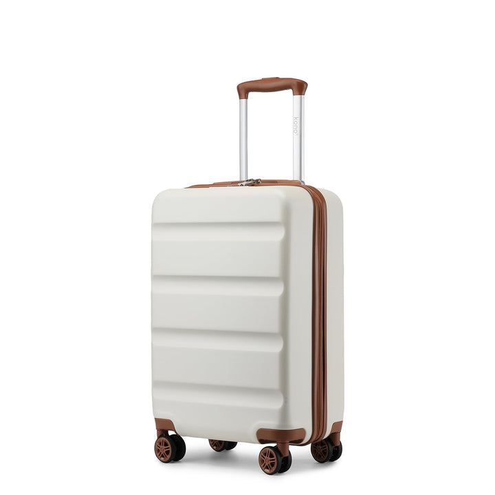 KONO Koffer Trolley Handgepäck Kabinenkoffer Leichte Hartschalengepäck mit TSA-Schloss und doppelte