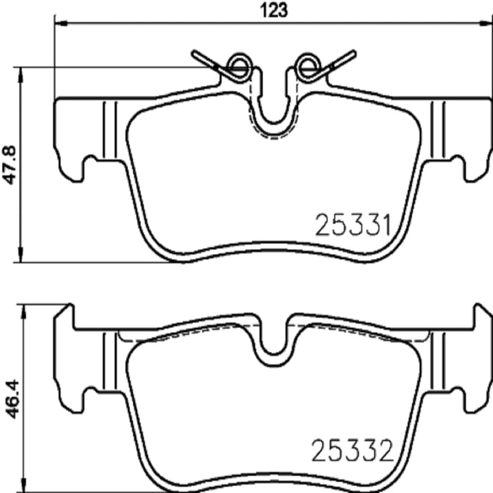 BREMBO P 06 094 Bremsbeläge