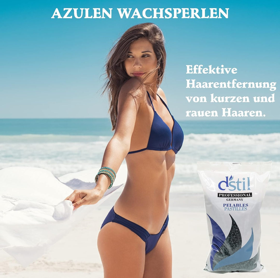 Dstil Professional Wax Wachsperlen Azulen Wachs zur professionellen Haarentfernung für den gesamten
