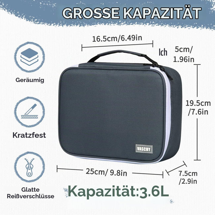 VASCHY Grosse Federmäppchen, Multi Fächer Mäppchen Organizer 72 Stück Etui Schule Federmappe Federta