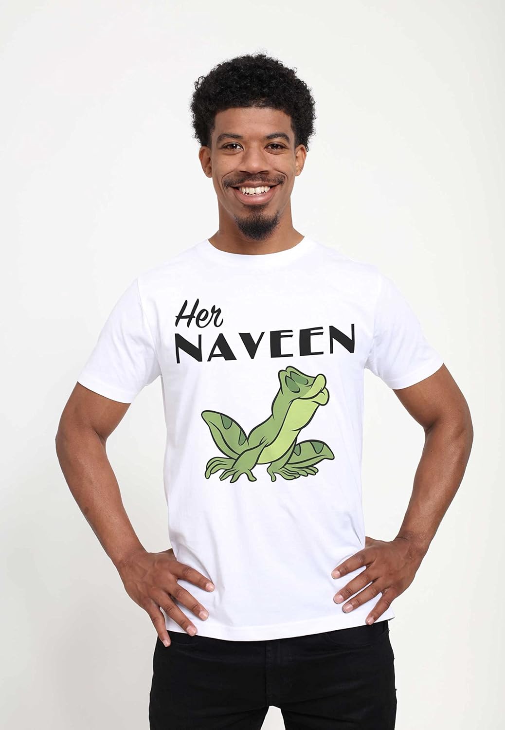 Disney Unisex Princess & The Frog Prince Organic Short Sleeve T-Shirt, S