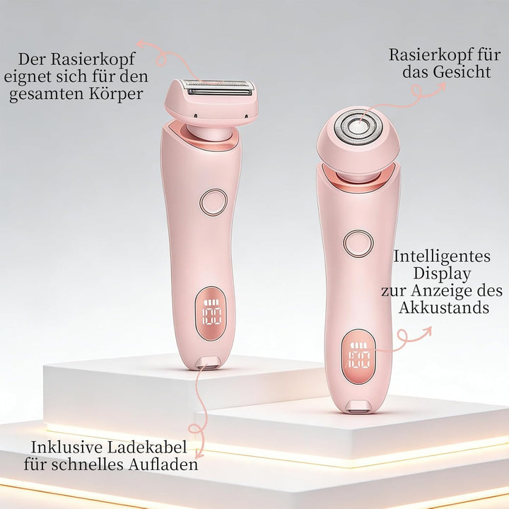 Boulina Rasierer Damen, Glisse Pro Haarentferner Boulina, Damen Rasierer Intimzone, Sanfte Haarentfe