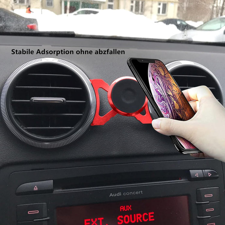 Magnet Handyhalterung kompatibel Audi A3 8P und Audi S3 8P geeignet für Smartphone und GPS mit Auto