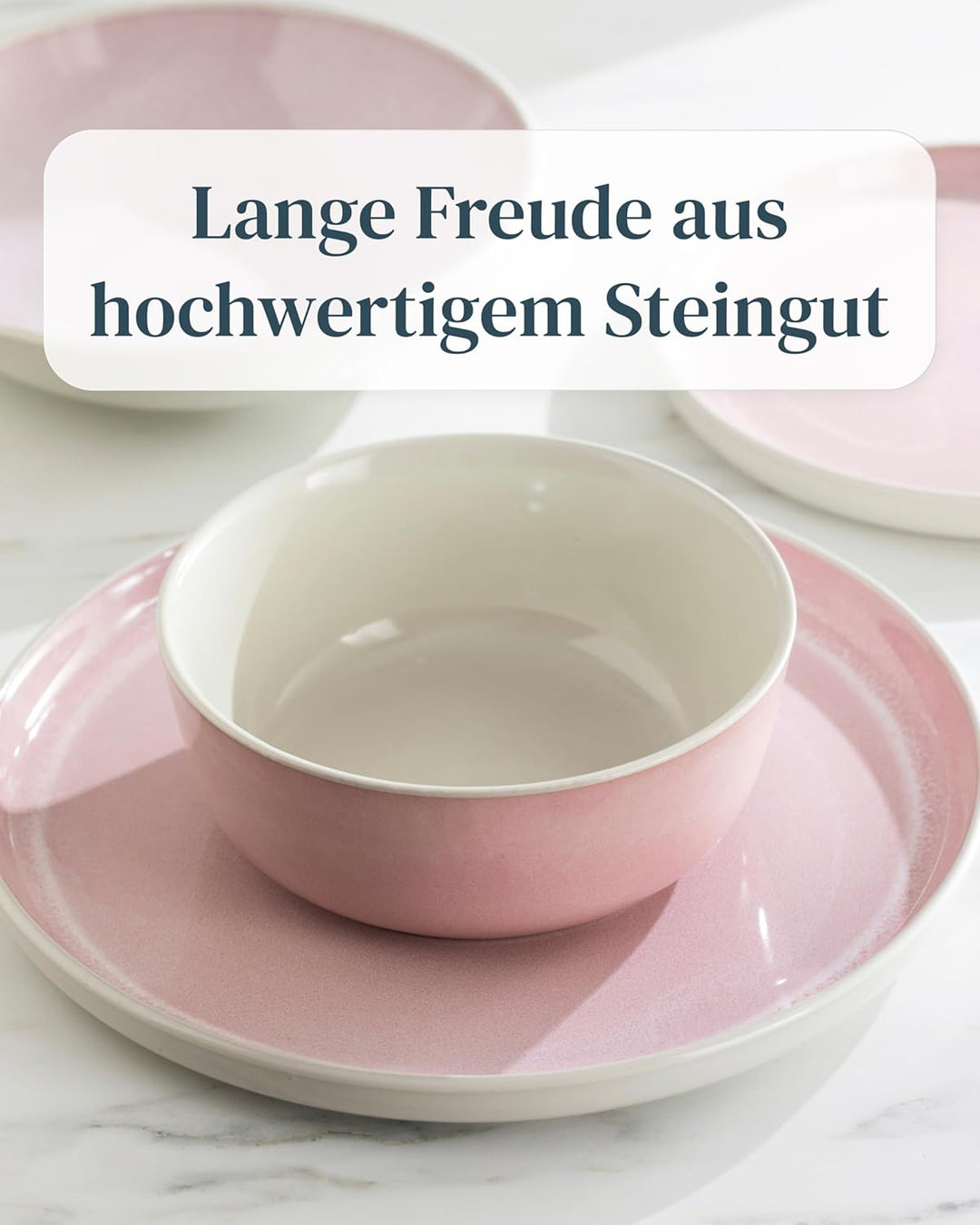 Steingut Kaffeetassen 6 Personen Ibiza TESTSIEGER, Traumhaftes Mediterranes Steingut Tassen Set, Sty