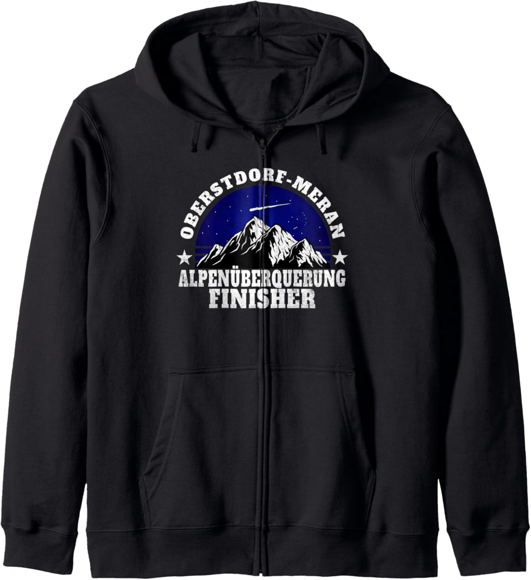Alpenüberquerung E5 Oberstdorf Meran Shirt I Alpen Berge Kapuzenjacke