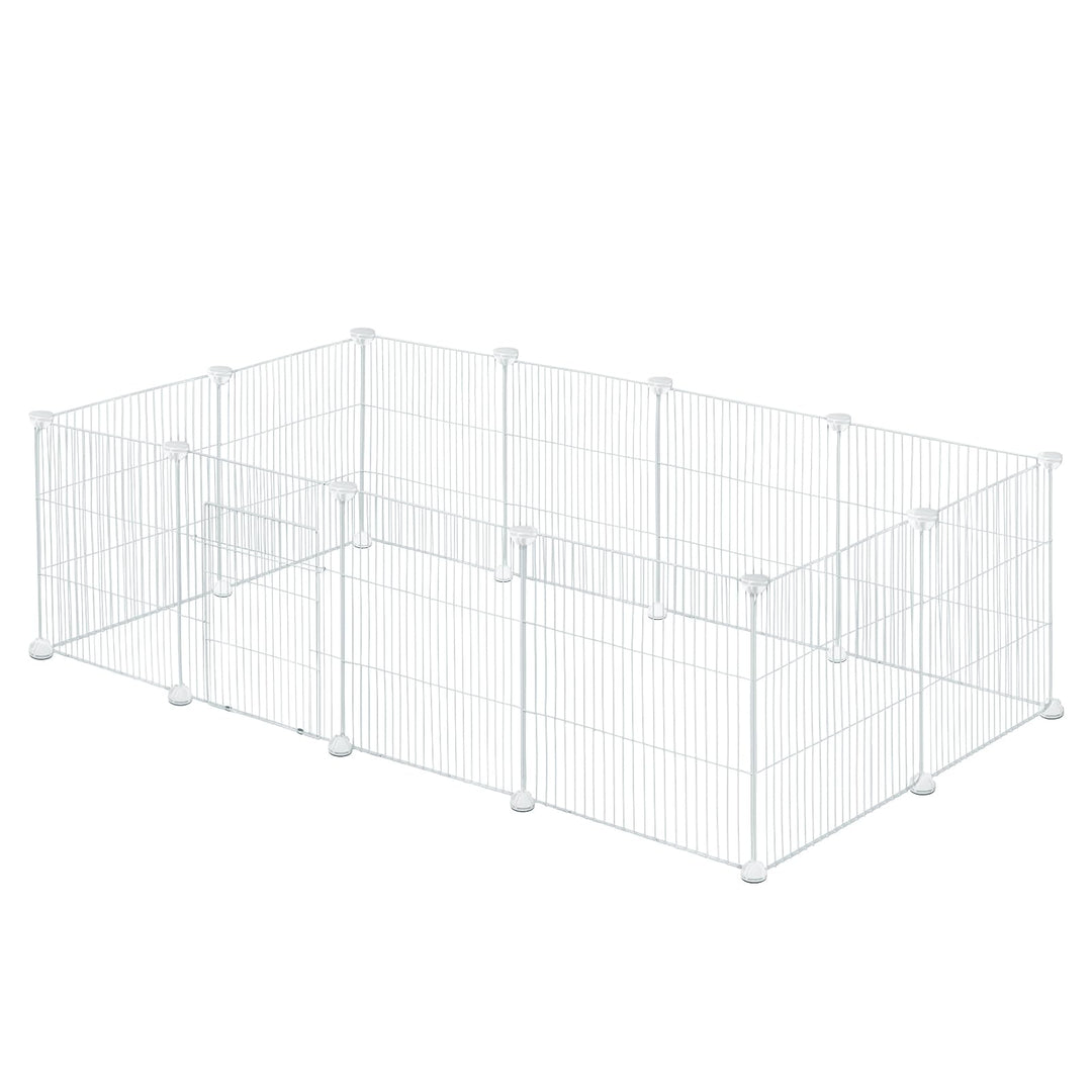EUGAD Freilaufgehege Kaninchen, Meerschweinchen Gehege, Gehege für Kleintiere, Kleintiergehege, Frei