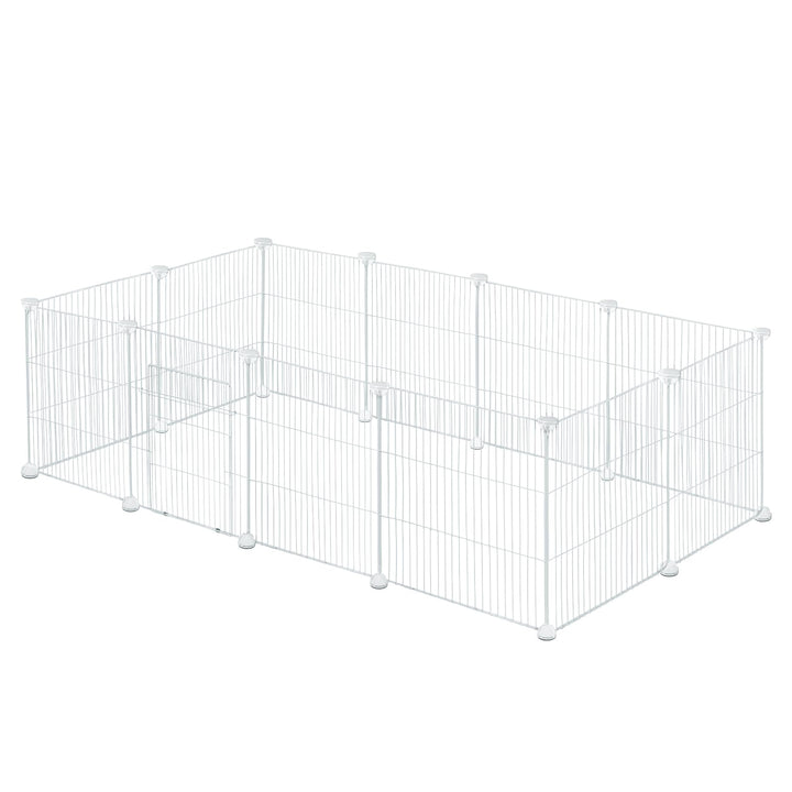 EUGAD Freilaufgehege Kaninchen, Meerschweinchen Gehege, Gehege für Kleintiere, Kleintiergehege, Frei