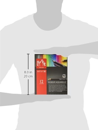 Caran d´Ache 3510.312 Museum Aquarellstifte-Set 12er Multi, Multi