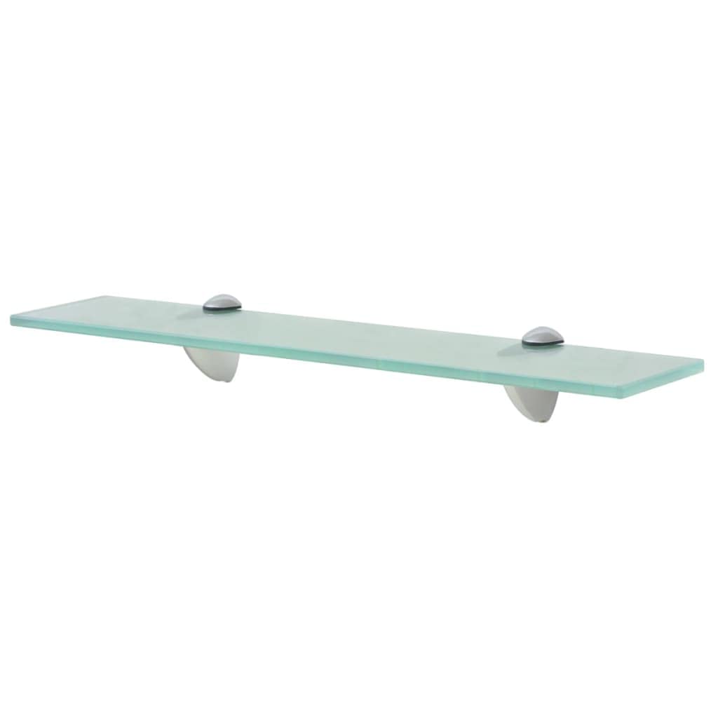 vidaXL Wand Regal Glasregal Glasboden Glasablage Badregal Glas 50x10 cm 8 mm 50 x 10 cm/1 Transparen