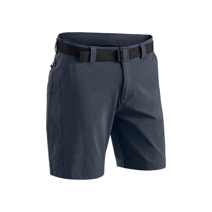 Maier Sports Herren Wanderhose Nil Short M, kurze Outdoor-Hose mit Gürtel, 5 Taschen bieten viel Sta