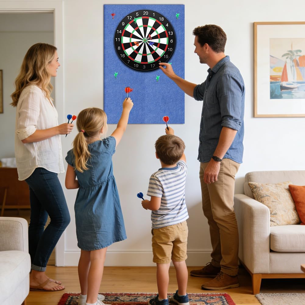 Dartboard Wandschutz, Filz-Dartboard-Wandschutz Selbstklebend Dartscheiben Umrandung, Dart Wandschut