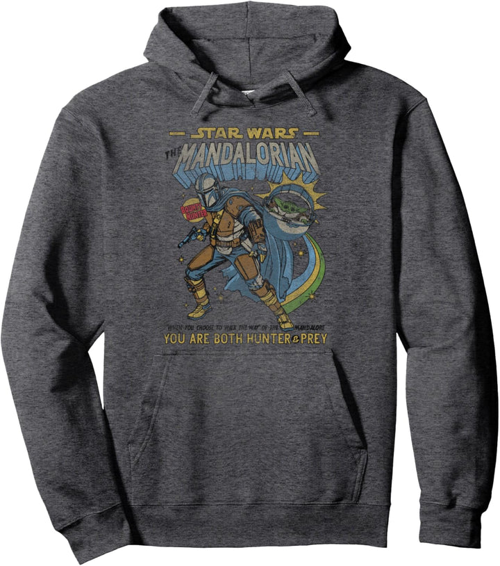 Star Wars Mandalorian Comic Poster Pullover Hoodie