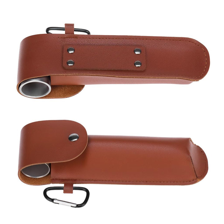 QWORK Handbohrmaschine, Holzbearbeitung Handbohrer manuelle Überlebensbohrer, mit Holster,für Campin