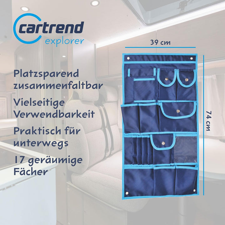 cartrend Caravan Hängetasche für Wohnwagen, Wohnmobil, Faltwagen, zu Hause, in der Garage, auf dem B