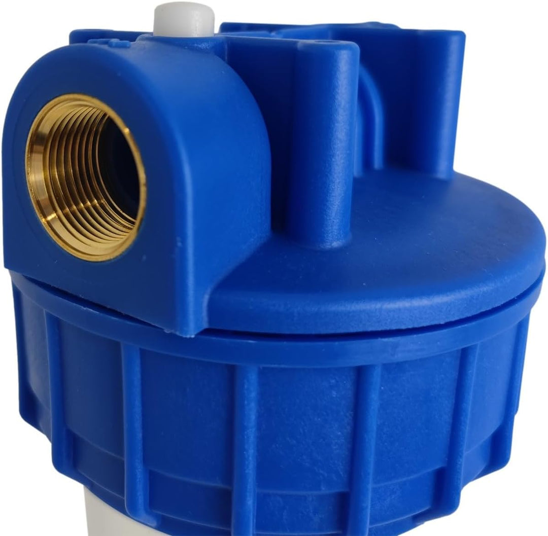 Doppelter Wasserfilterhalter 9"3/4 20/27f Mit 20µm Sediment Und Aktivkohlekartusche