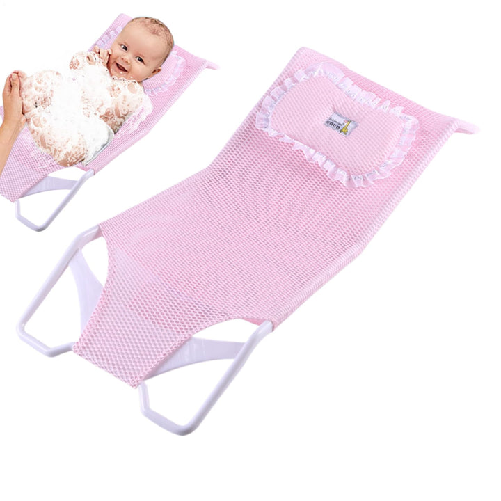 Baby-Badesitz-Stütznetz, Baby-Badewannen-Netzkissen, bequem, atmungsaktiv, Neugeborenen-Duschbademat