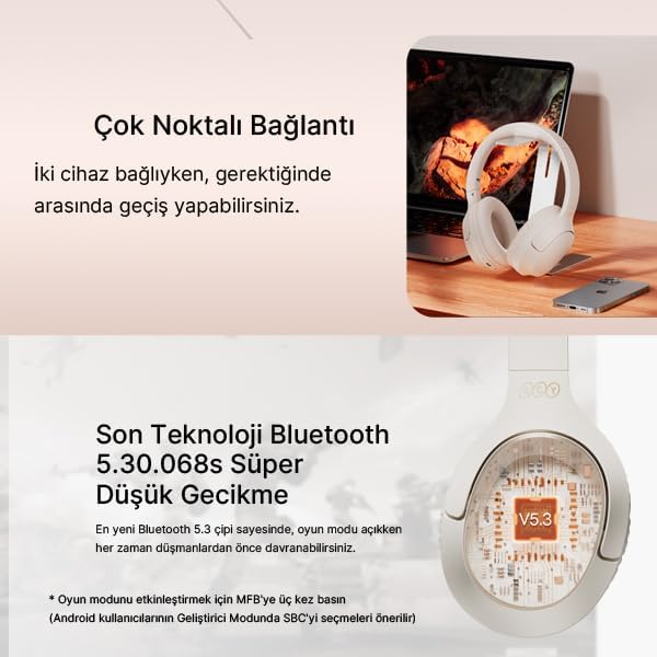 Bezdrátová sluchátka QCY H2 PRO (černá)