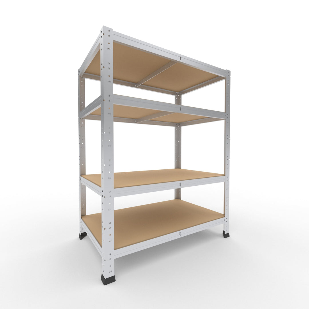 shelfplaza® 100x80x50cm Home Schwerlastregal verzinkt/Metallregal mit 4 Böden/Kellerregal Metall, Ga