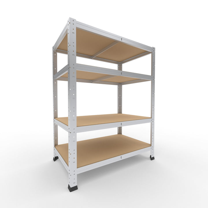 shelfplaza® 100x80x50cm Home Schwerlastregal verzinkt/Metallregal mit 4 Böden/Kellerregal Metall, Ga