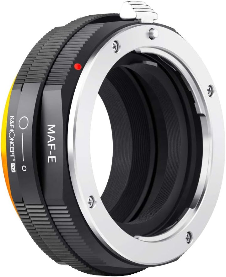 K&F Concept M22105 Minolta(AF)-NEX Hochpräziser Adapterring Objektivadapter Adapter Ring Objektiv Ad