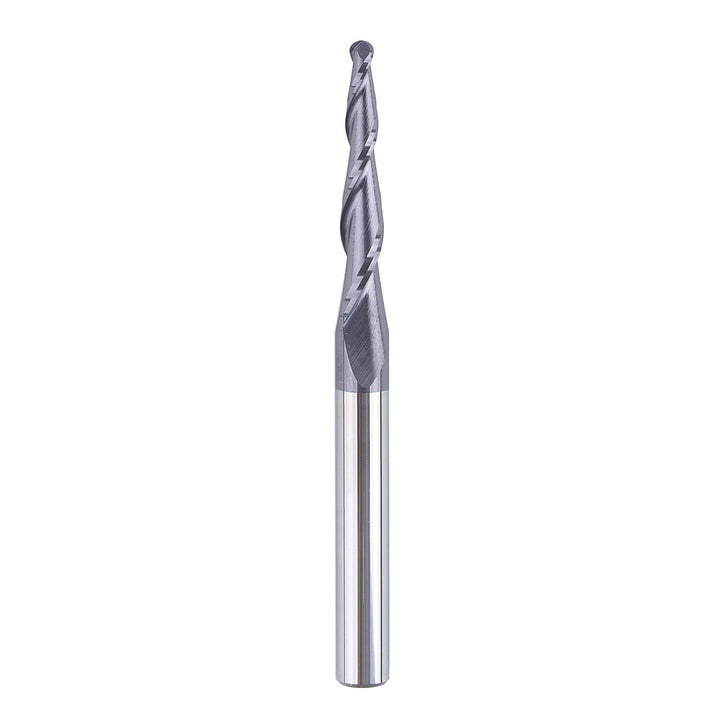 SpeTool Kugelkopffräser Konische Fräser CNC 2 Flöten 1,5 mm Radius Gravierfräser 6mm Schaft mit TiAl