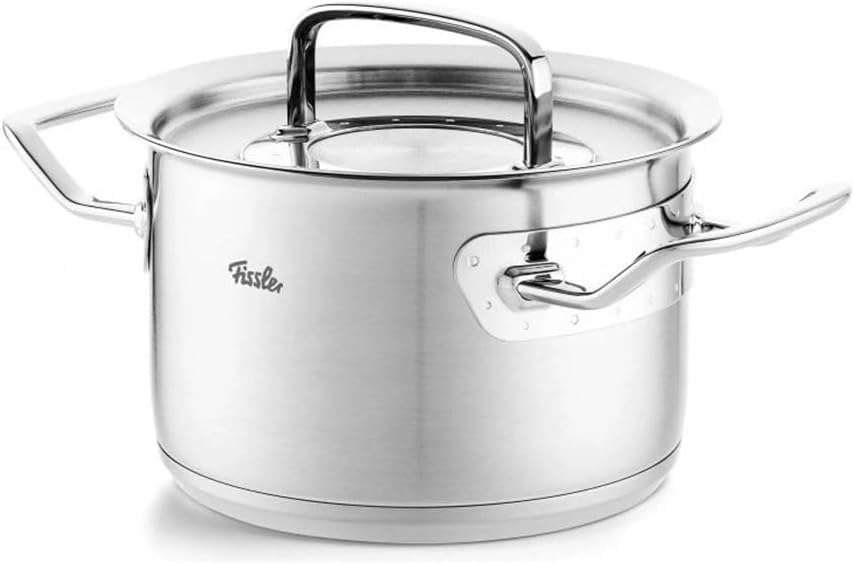 Fissler Original-Profi Collection / Edelstahl-Kochtopf (Ø 20 cm,4 L) Töpfe inkl. Metall-Deckel, Inne