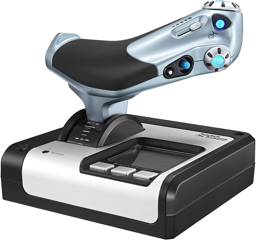 Logitech G Saitek X52 Flight Control System, Schubregler und Stick-Flugsimulationscontroller für Wel