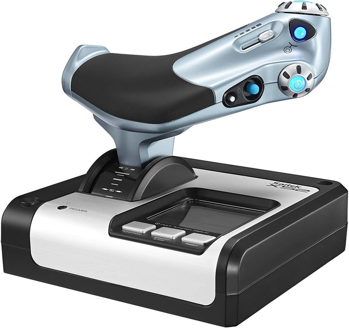 Logitech G Saitek X52 Flight Control System, Schubregler und Stick-Flugsimulationscontroller für Wel