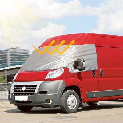 Frontscheibe Wrap Cover Ersatz für FIAT Ducato 2006-2022, Auto Windschutzscheiben Abdeckung Ersatz f