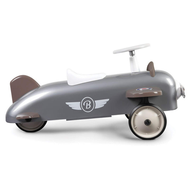 Baghera 878 - Rutscher Flugzeug, grau, 75x48x37 cm, 1-3 Jahre, Rutschauto
