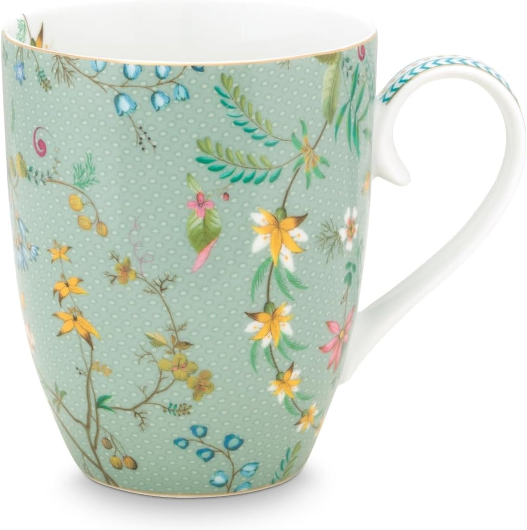 PiP Studio 51020115 Jolie Flowers Blue Tee Set gross 3tlg.