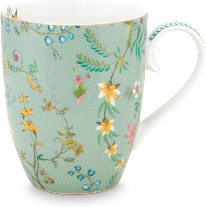 PiP Studio 51020115 Jolie Flowers Blue Tee Set gross 3tlg.