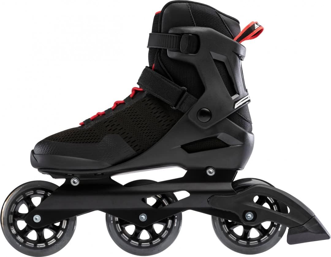 Rollerblade Herren Sirio 100 3wd Inlineskate 275 Black/Red, 275 Black/Red