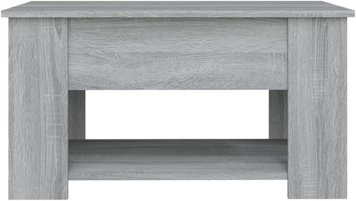 Couchtisch Höhenverstellbar 79x49x41 cm Beistelltisch Holz Wohnzimmertisch Modern Stilvollen Design