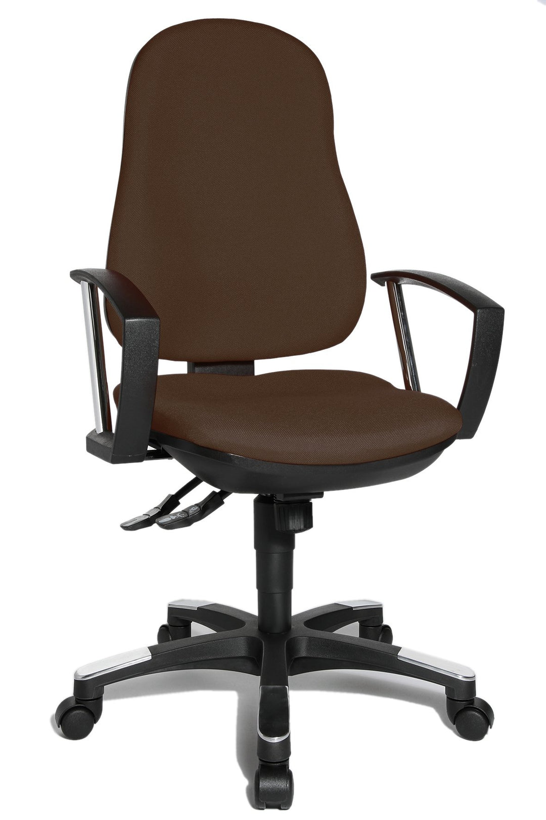Topstar 9020AG08, Trend SY 10, Bürostuhl, Schreibtischstuhl, ergonomisch, mit Armlehnen, Bezugsstoff