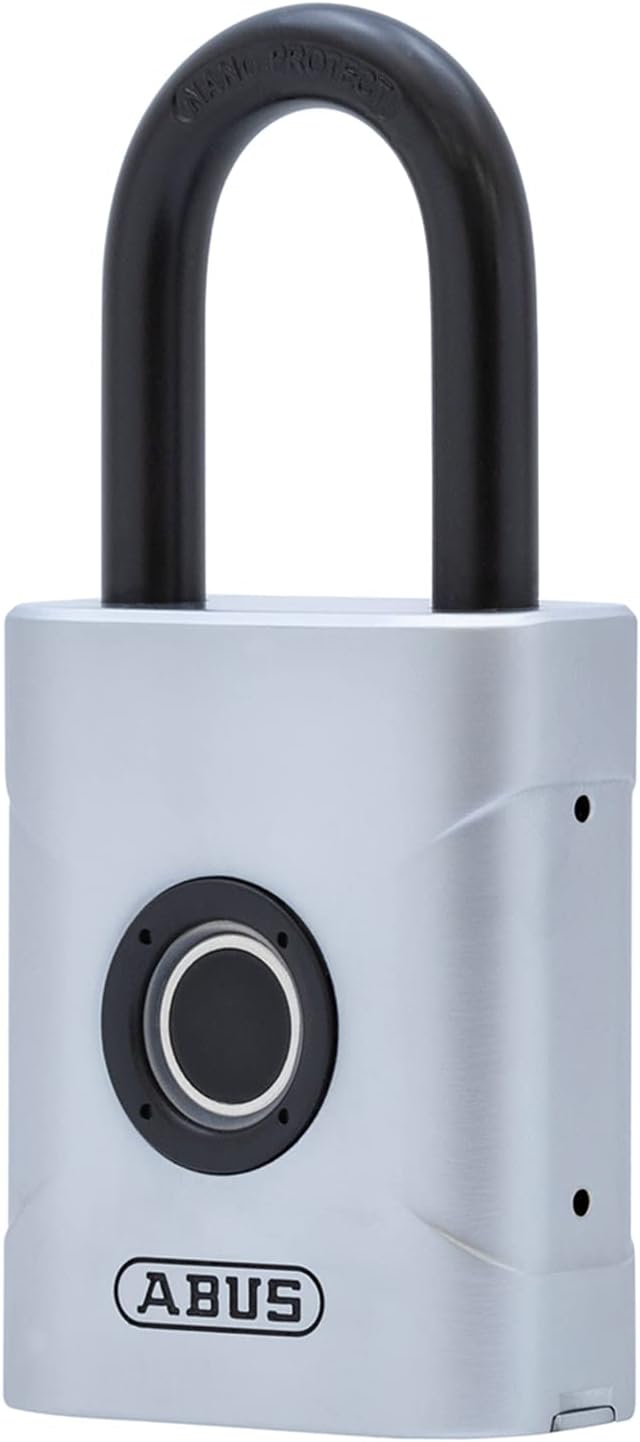 ABUS Touch 57/50 Fingerabdruck-Schloss - schlüsselloses, wetterfestes Vorhängeschloss - IP66 & IP68.