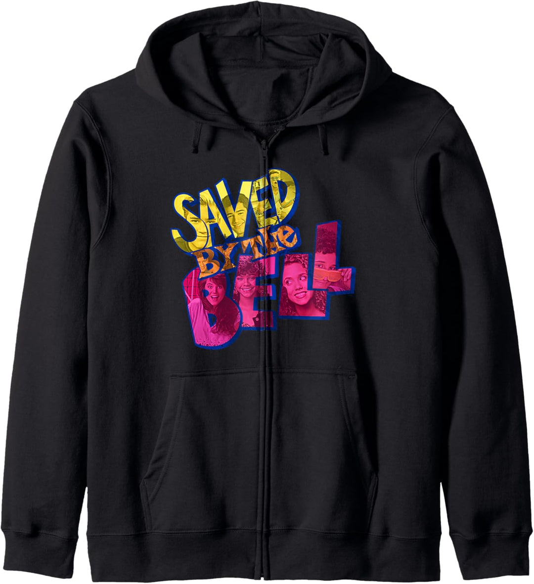 Saved By The Bell Logo-Fotocollage Kapuzenjacke