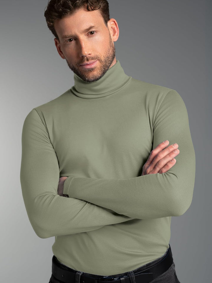 Trigema Rollkragenshirt XL Salbei, XL Salbei