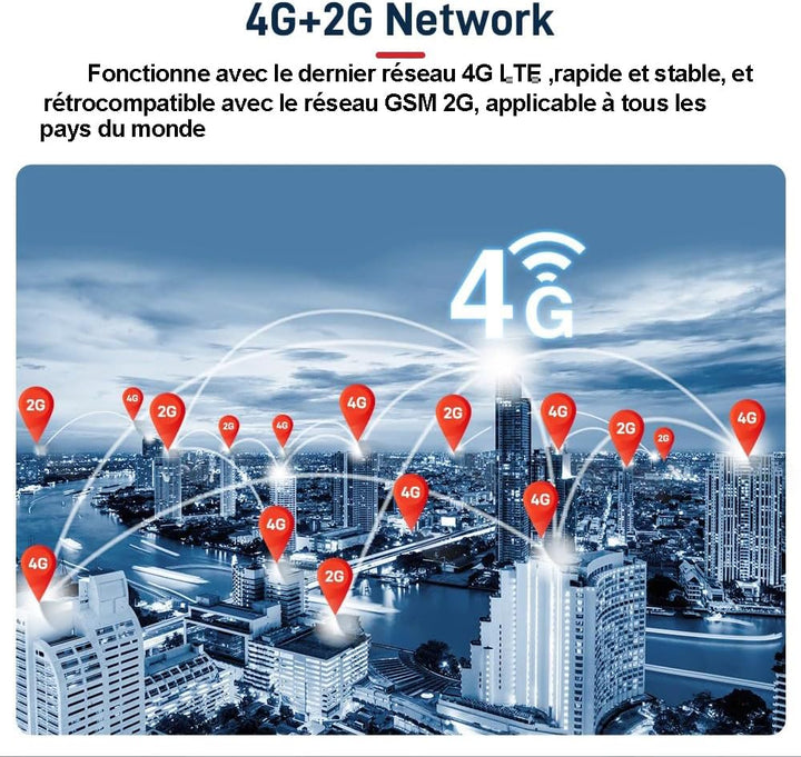 TKMARS 4G GPS-Tracker Auto GPS Tracker 240 Tage Standby-Zeit, 60 Historien Abrufbar, Stark Magnetisc
