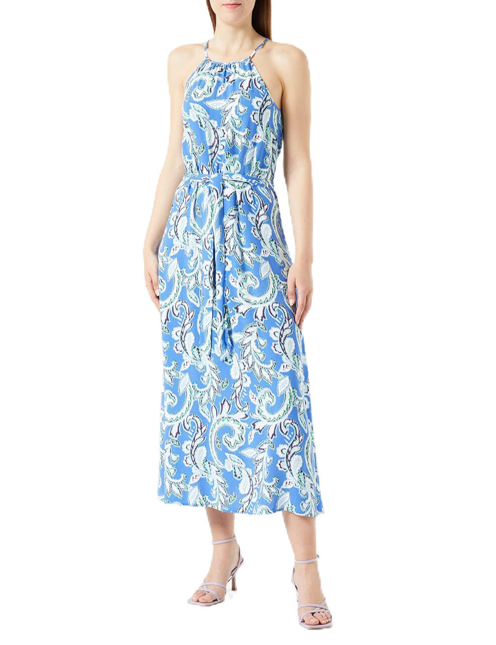 ONLY Damen Onlnova Life S/L Joy Long Dress Aop Ptm 38 Dazzling Blue/Aop:440 Soft Boho, 38 Dazzling B