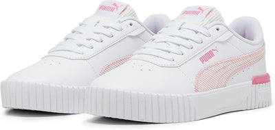 PUMA Mädchen Carina 2.0 Corduroy Jr Sneaker 36 EU Puma White Frosty Pink Strawberry Burst, 36 EU Pum